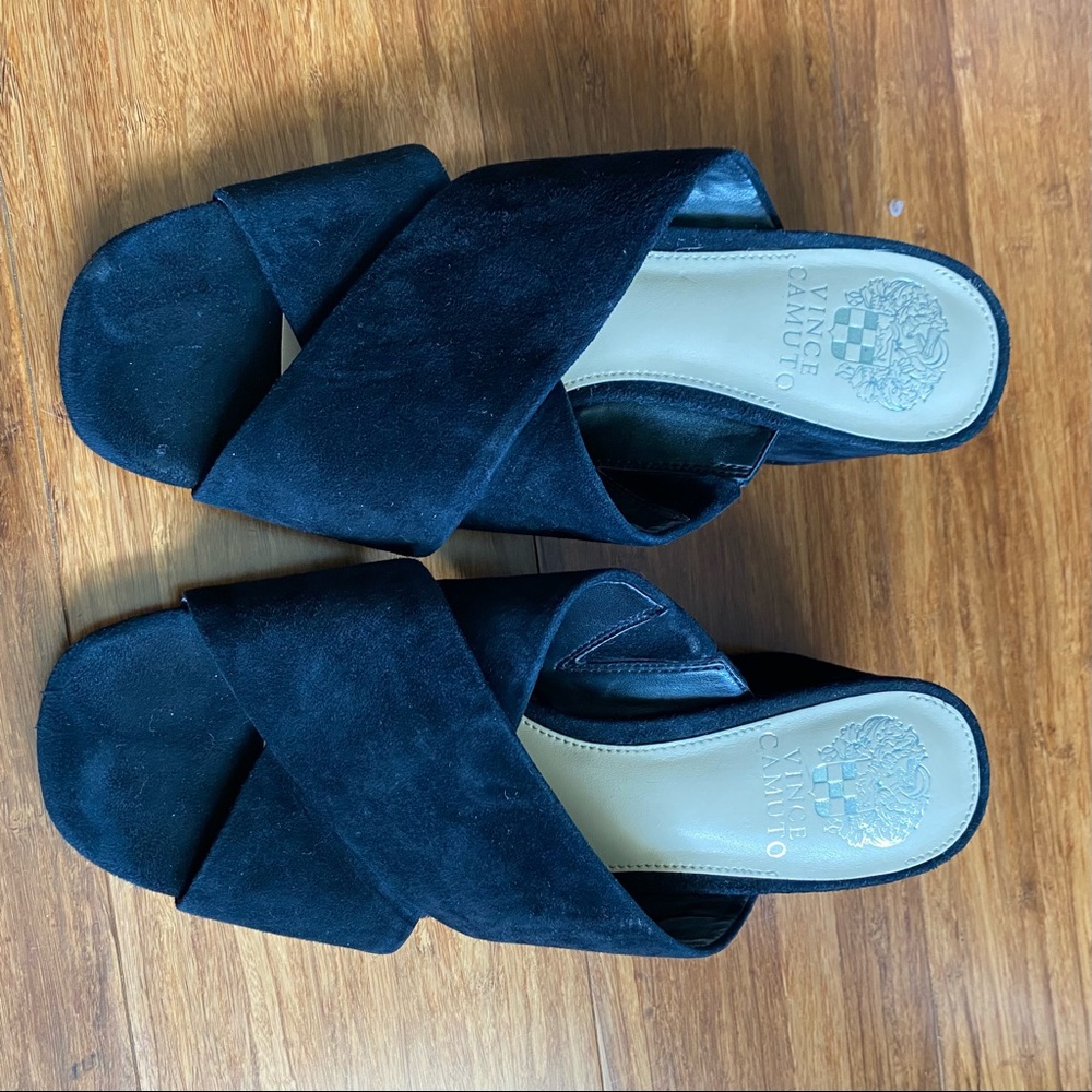 Vince Camuto > Suede heeled sandals